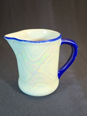 Art Deco Czechoslovakian 30's Lusterware Ceramic Coffee Creamer